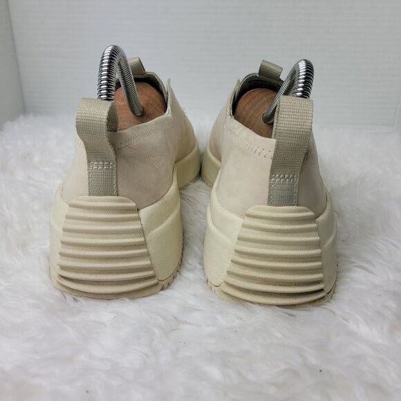 Sperry Boat Runner Womens Size 7.5 Beige Leather Slip On Casual Loafer Shoes - Picture 4 of 11